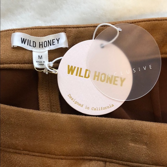 NWT Light Brown Suede Skirt - Picture 4 of 4